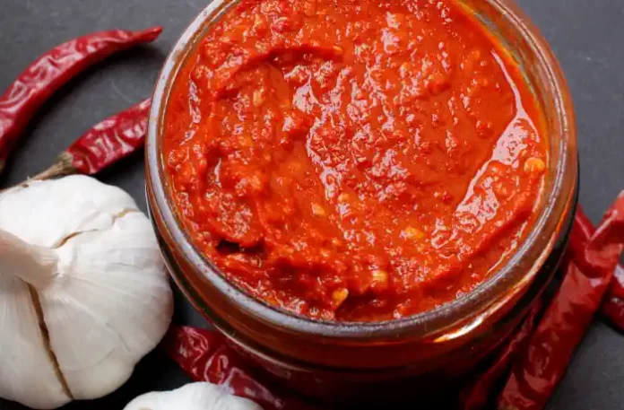 Leckerer Paprika Dip mit Mandeln