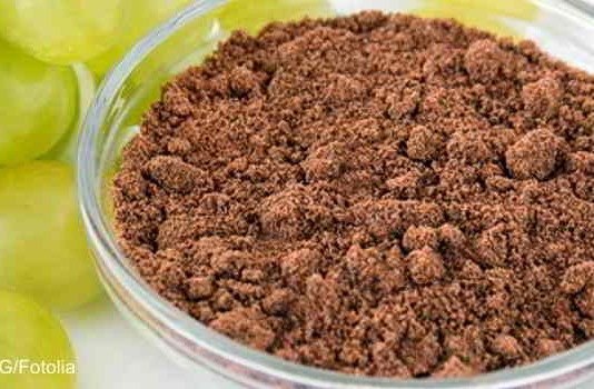 Mit Traubenkernmehl – natürlich schön und gesund Mit Traubenkernmehl - natürlich schön und gesund