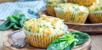 Vegetarische Kräuter-Muffins, leckeres Fingerfood passend zur Saison Vegetarische Kräuter-Muffins, gesundes Fingerfood passend zur Saison