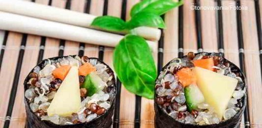 Veganes Sushi mit Quinoa - gesund, lecker und abwechslungsreich