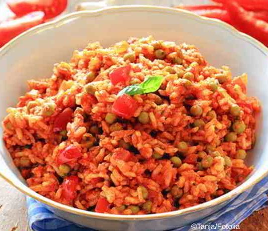 Veganer Djuvec Reis mit selbst gemachtem Ajvar